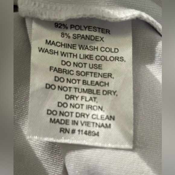 DUC Compete Women's Tennis Skirt w/ Power Tights (White) - Picture 7 of 7